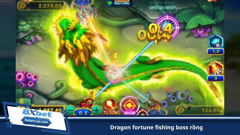 dragon fortune fishing boss rồng