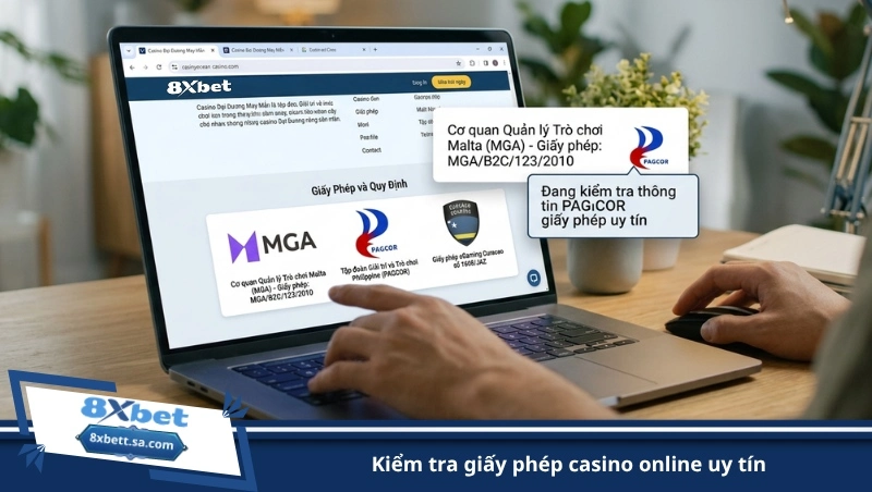 kiểm tra giấy phép casino online uy tín